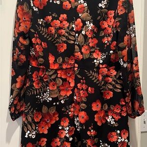 Ann Taylor Factory Fall floral dress